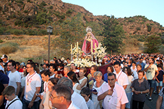 La Virgen de Flores ya se encuentra en la Parroquia